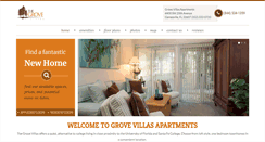 Desktop Screenshot of grovevillas.com