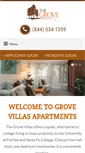 Mobile Screenshot of grovevillas.com